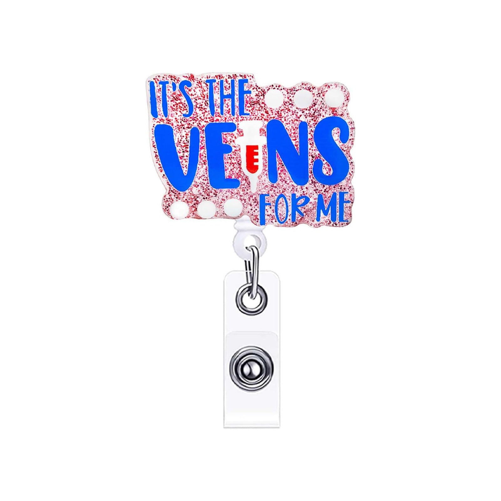 Wholesale Alphabet Pattern Acrylic Shrink Badge Holder